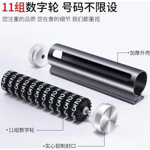 Aluminum Stickers Car Temporary Parking Card Rotate Phone Number Plate Universal Park Stop in Car-styling Goods Auto Accessories