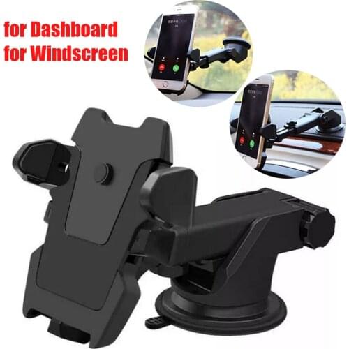 Car Dashboard Windscreen Suction Phone Holder Stand GPS Bracket 360 Degree Rotation Car Phone Holders for iPhone Samsung