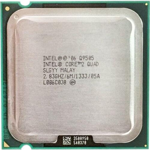 Intel Core 2 Quad Q9505 q9505 Q 9505 2.8 GHz 4 Core 4 threads ГГц четырехъядерный процессор Процессор 6M 95W LGA 775