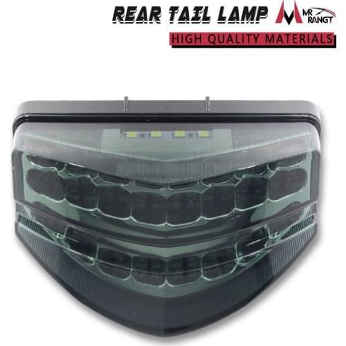 For Honda CBR600F4i CBR 600 F4i 2001 2002 2003 Chrome Rear Tail Light Brake Turn Signals Integrated LED Light