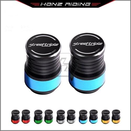 For Triumph Street Triple R S R1200 675R 765RS Motorcycle Accessories Wheel Tire Valve Caps