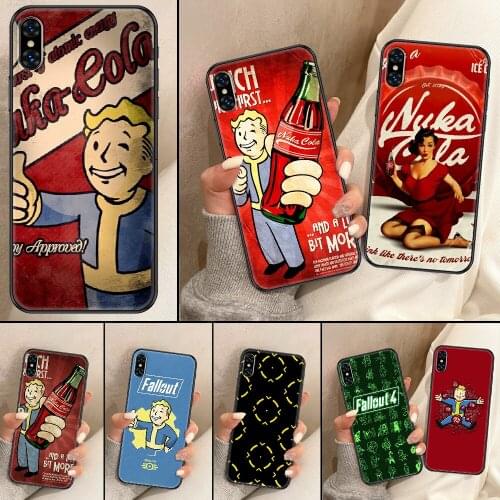 Fallout Shelter Game Phone Case For iphone 5 5S SE 2 6 6S 7 8 11 12 Mini Plus X XS XR Pro Max black painting Etui silicone shell