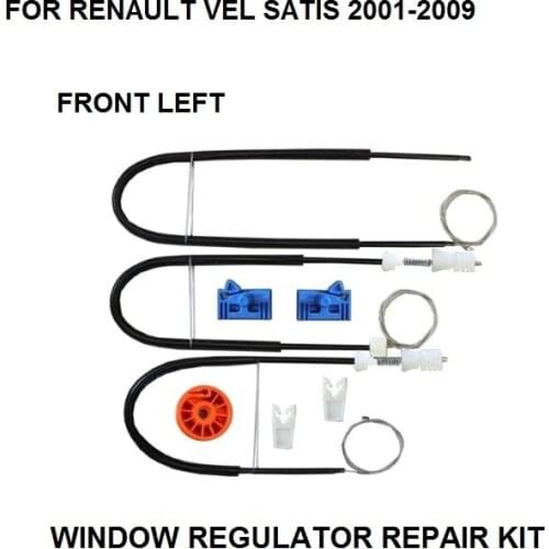 2001-2009 WINDOW REGULATOR COMPLETE CLIP SET FOR RENAULT VEL SATIS WINDOW REGULATOR REPAIR KIT FRONT-LEFT SIDE