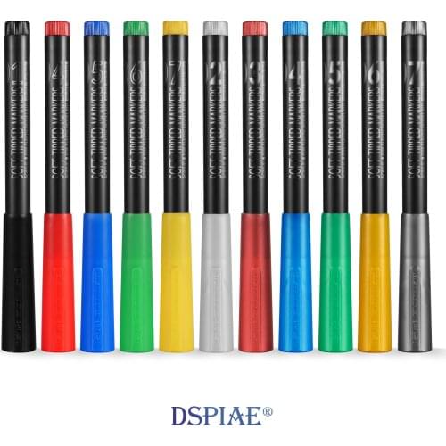 Dspiae Soft Tipped Markers Gundam Military Model Painting Pen