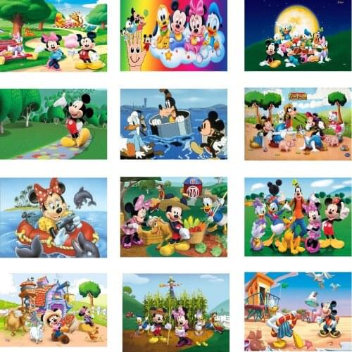 Disney 5D Diamond Painting Set Mickey and Mini Cross Stitch Kits Diamond Embroidery Full Home Decor Mosaic Cartoon Gift