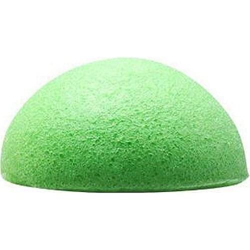 Natural Konjac Konnyaku Facial Puff Face Wash Cleansing Sponge Green