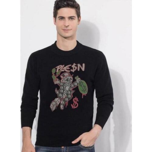 New Rhinestones sweaters Mens Hip Hop Fashion Diamond stone sweaters Streetwear High quality