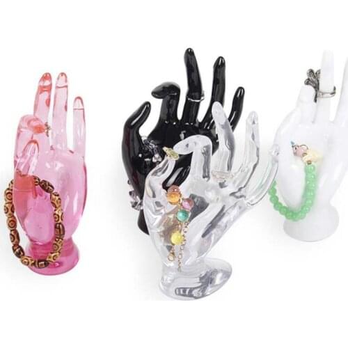 Wholesales OK Hand Portrait Model Jewelry Stand Storage Hanging Bracelet Ring Jewelry Display Props Jewelry Counter Display