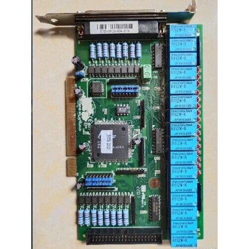 Industrial control panel PCI-16P16R REV: A1 16 relay output and isolation input card Good quality