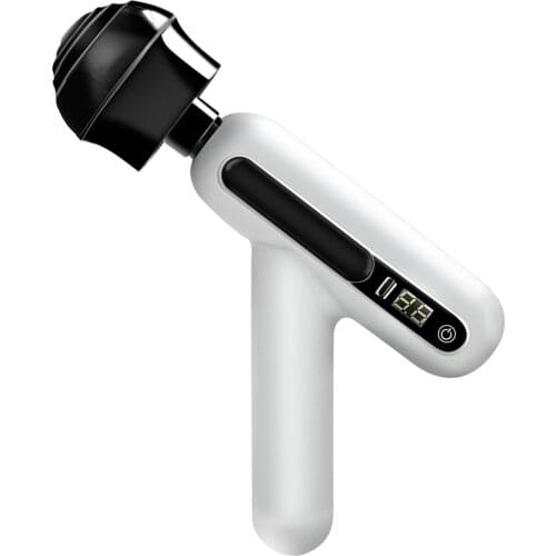 2400mAh Handheld Muscle Massager Anti Shake LCD Display Massage Gun For Fitness Recovery Pain Relief Electric Body Massager