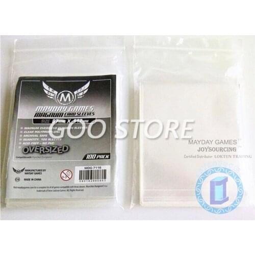 100 Sleeves Board Games MAYDAY 7116 Card Game Sleeve 87mm x 112mm Protector Protective clear cards sleeves