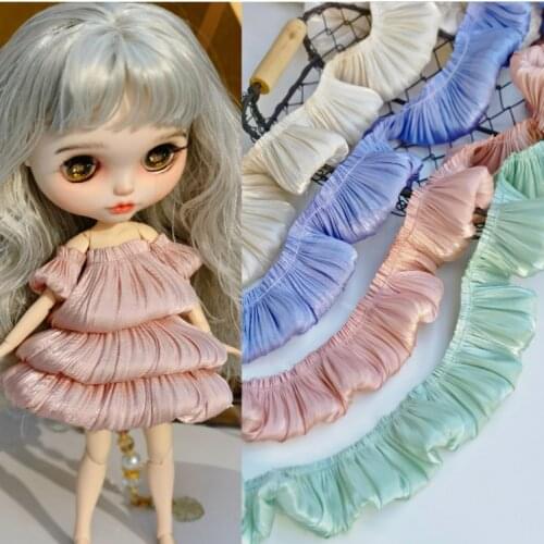 1 Meter Orange Pink Embroidery Lace Trim Mesh Tulle for Clothes Doll Dress Home Textiles DIY Apparel Sewing Lace Fabric 17cm