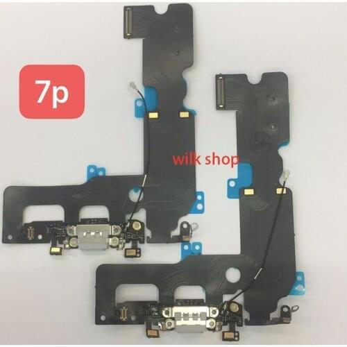1pcs Charging Port Flex Cable for iPhone 7 7 Plus USB Dock Connector Charger Headphone Audio Jack Repair Parts