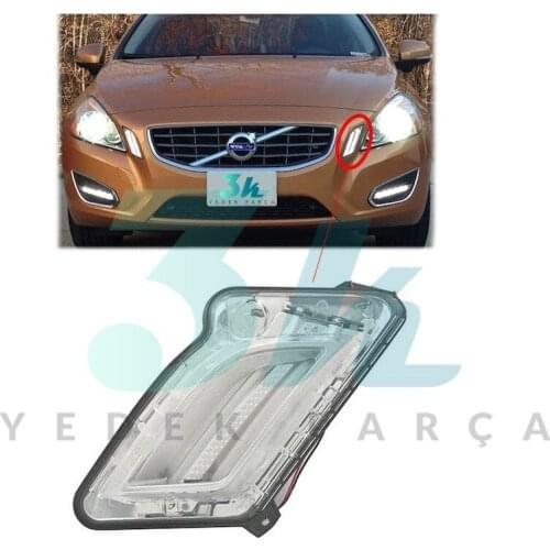 Volvo S60 V60 Left Daytime Led 2011 2012 2013 Fog Lamp
