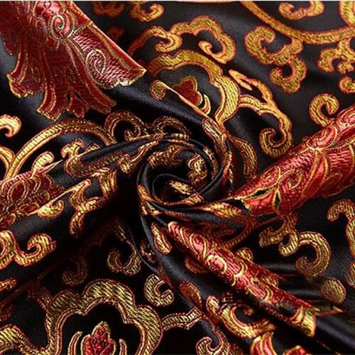 High quality imported yard dyed brocade fashion fabric used for patchwork Quilting sewing dress women clothing skirt by meter