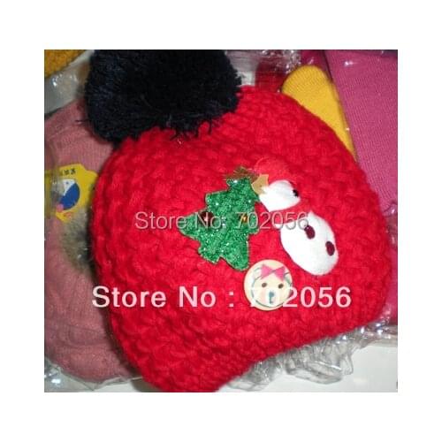 2015 winter boys girls Christmas Crochet Hat Beanie Knitted hat 20pcs/lot #3314