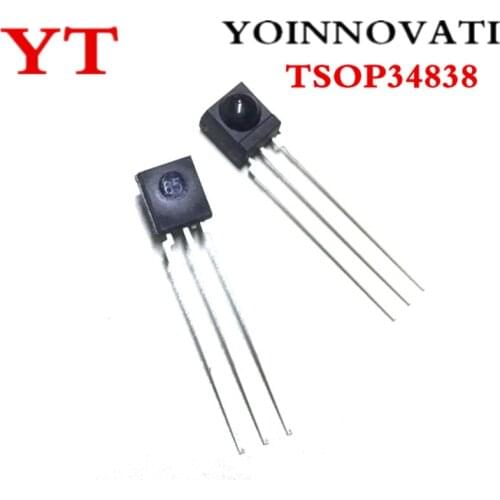 10PCS/LOT TSOP34838 V34838 The infrared receiving tube 3V-5.5V NEW Good quality
