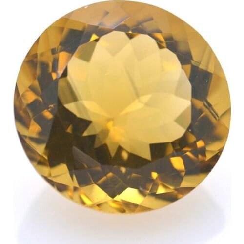 13,68 ct. Citrine Round Cut