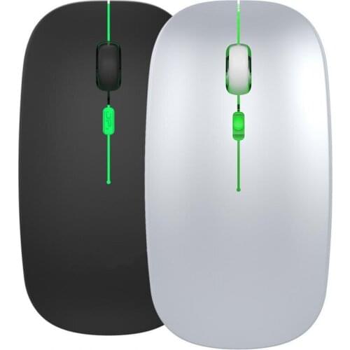 2.4G Portable RGB Color Light Mute Wireless Bluetooth Mouse PC/Laptop Accessory