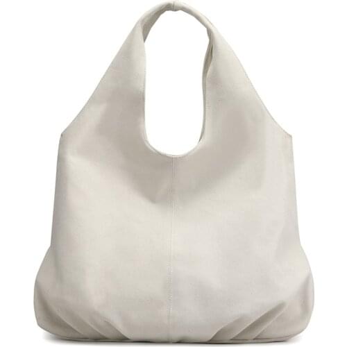 2021 Casual large white canvas bag 6 colors commuting big bucket bag brand trend ladies hand bag high quality simple Woman bags