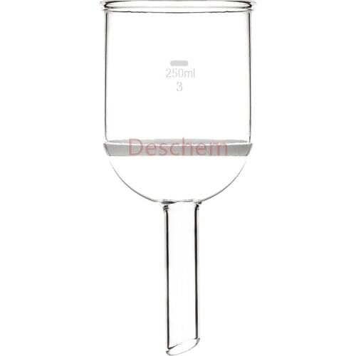 250ml,Glass Buchner Funnel,Lab Filter Funnels,New Chemistry Glassware