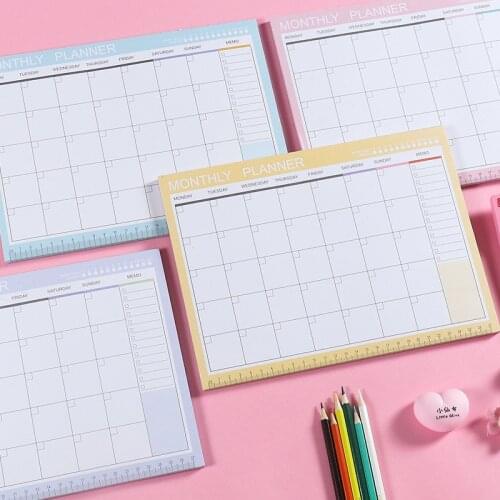 A4 Flower 2020 2021 Notebook Kawaii Daily Weekly Monthly Yearly Calendar Planner Agenda Schedule Organizer Journal Book School