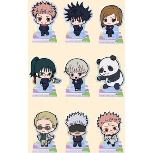 Anime Jujutsu Kaisen Itadori Yuji Nanami Kento Acrylic Figure Stand Display Model Plate Cosplay Table Decor Q Version Xmas Gift