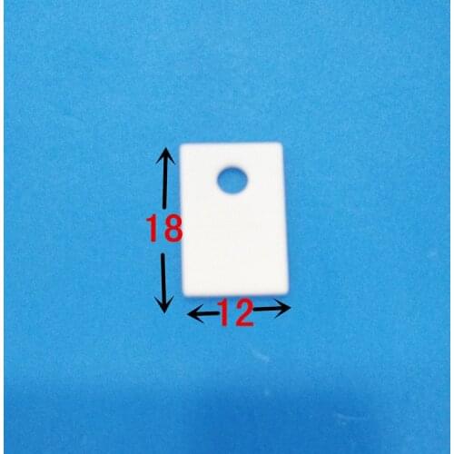 Ceramic wafer High temperature heat conduction heat insulation ceramic sheet aluminum oxide ceramics/Triode dedicated