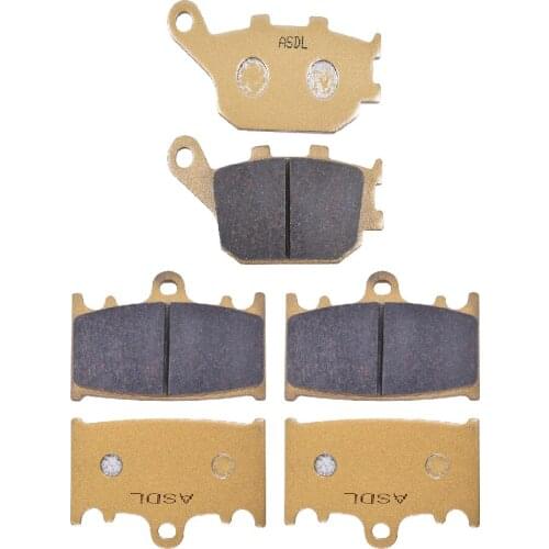 Low Dust Front Rear Brake Pads Kit For SUZUKI GSX650 GSF650 GSF650S Faired Bandit ABS GSF650K Naked Bandit Non ABS GSF GSX 650