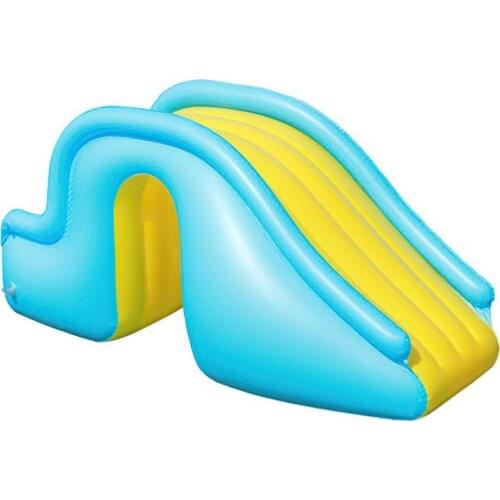 PVC Inflatable Waterslide Wider Steps Swimming Pool Supplies Gun Slide Bouncer Castle Waterslides Kids Water Play Recreation Toy