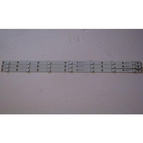 New original LED strips for 32"Philips GJ-2K15 D2P5-315 D307-V3.1 01L68-2 E349376 7 LEDs 615mm 1 set=3 PCS