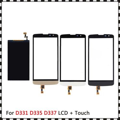 New High Quality 5.0" For LG L Bello D331 D335 D337 Lcd Display With Touch Screen Digitizer Sensor