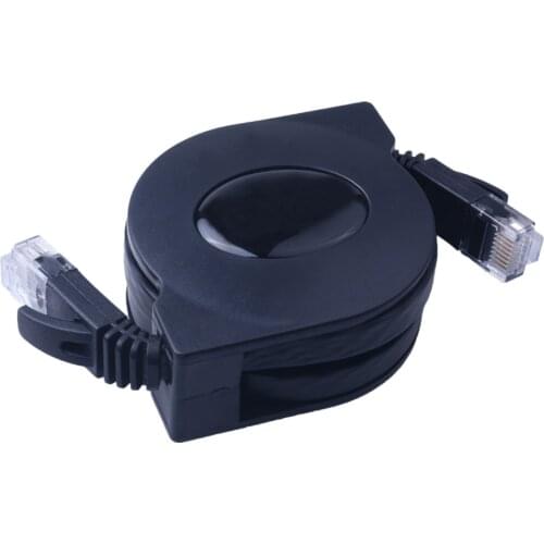 RJ45 Flat Ethernet Cable Cat6 LAN Internet Ethernet Cord for Router PC Laptop TV box Retractable Patch Cord Cable