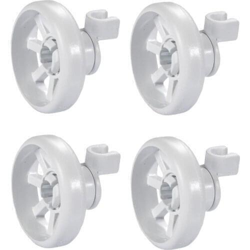 Dishwasher Parts Siemens Compatible Dish Wash Rack Cylinder Basket Wheel BOTTOM Wheel 4 Pcs AHT-ST0001-4