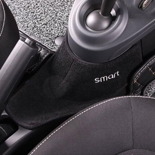 For Mercedes Smart 453 fortwo forfour Car Dust Pad Gear Shift Panel Protection Cover Mat Decoration Car Styling Accessories