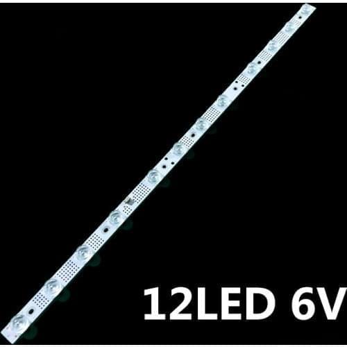585MM 12LED (6V) LED strip For TCL TV "LVW320NEAL 32HR330M12A0 V3 4C-LB3212-HR01J 32P6 32L1 32P6H LED32K20JD 32GM16F 32R4A