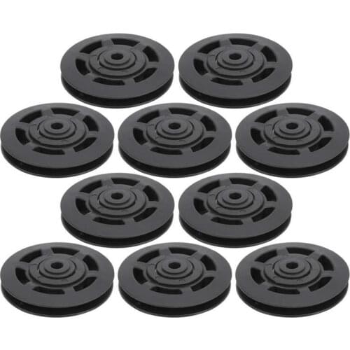 10Pcs 95mm Universal Bearing Pulley Wheel Cable Fitness Equipment Accessories Gym Equipment Part Wearproof Tool