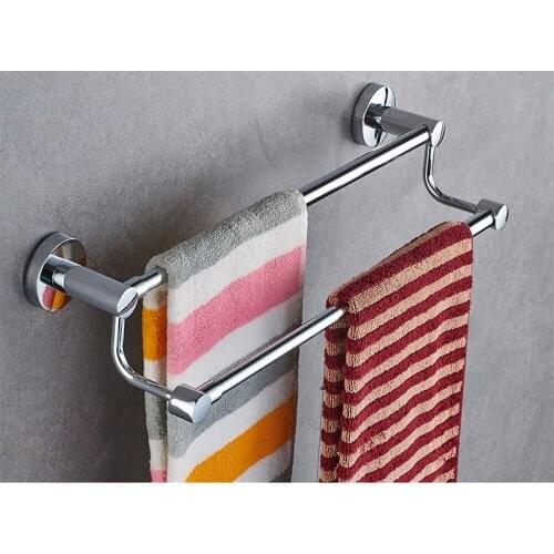 Toilet Retractable Towel Pole Single Pole Double Pole Bathroom Freely Adjustable Movable Pole Towel Rack Bath Towel Rack