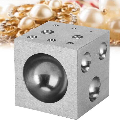 18 Hole High Quality Dapping Block High Hardness Silver Gold Jewelry Making Processing Tool New