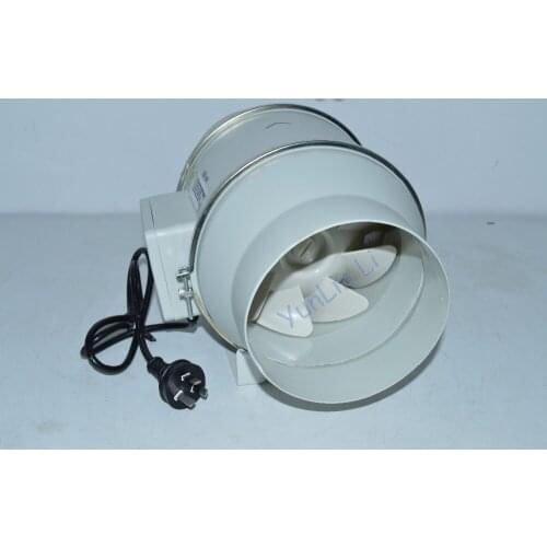 Home Silent Exhaust Fan 6inch Inline Pipe Duct Fan 220V Bathroom Extractor Ventilation Kitchen Wall Air Cleaning Machine HF-150P