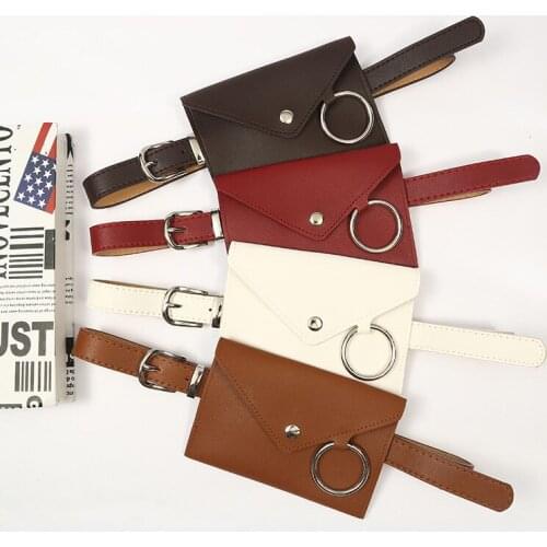 2018 Fanny Pack Women Belt Bag Leather Waist Bag Fashion Womens Pure Color Ring PU Messenger Shoulder Chest homem