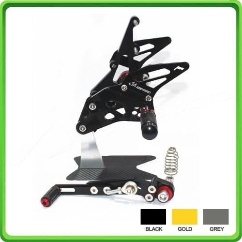 Rearsets Rear set sets Foot Rest Pegs for Suzuki K9 GSXR 1000 GSX-R1000 GSXR1000 2009 2010 2011 2012 2013 2014 2015 2016 Black