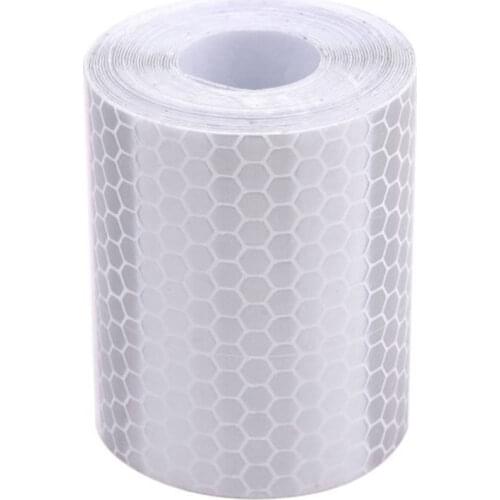 1PC 5cmx3m Safety Sign Reflective Tape Reflective Film Sticker Car-Styling SelfAdhesive Warning Tape Motorcycle Reflective Tape