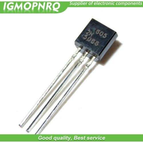 100pcs 2N5088 5088 TO-92 NPN Gen Pur SS Bipolar Transistors - BJT new original