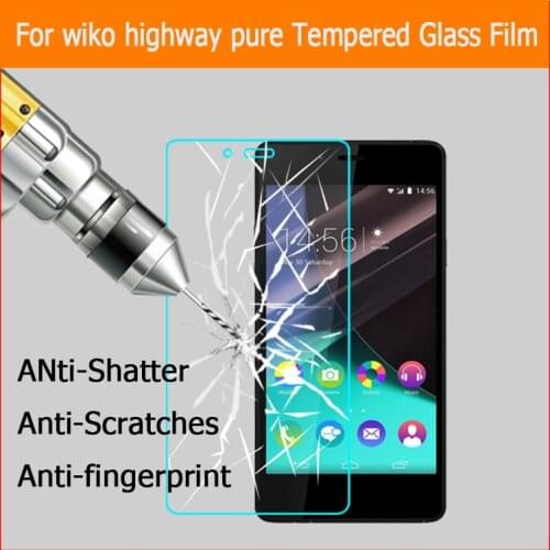 2.5D Tempered Glass 9H High Quality Protective Film Explosion-proof LCD Screen Protector For Wiko Highway Pure 4G