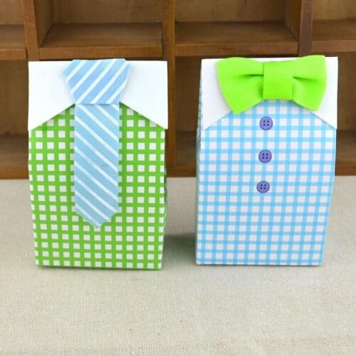 20pcs Party Candy Box Paper Gift Bags Creative Baby Shower Birthday Party Decoration Christmas Supplies