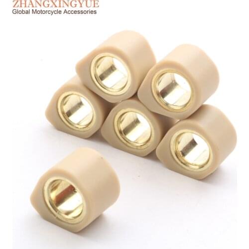 6PC High Performance Variator Weights 20x15mm 15g for Honda SH125 PCX125 Dylan NES 125/150 4-stroke