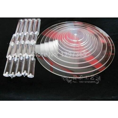 7 Tier Round /cooking tools/ Acrylic Wedding Party Cupcake Stand