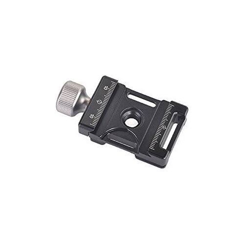 Moveski DC-38Q Aluminum Quick Release Plate Clamp Compatible with Arca Swiss for 38mm QR Plate