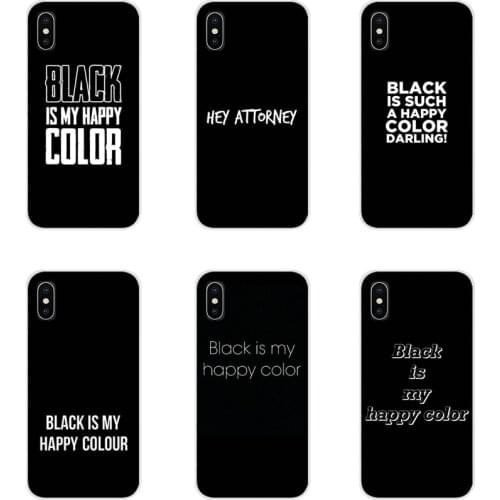 Black is My Happy Color TV Series Skam For Samsung Galaxy J1 J2 J3 J4 J5 J6 J7 J8 Plus 2018 Prime 2015 2016 2017 Soft Shell Case